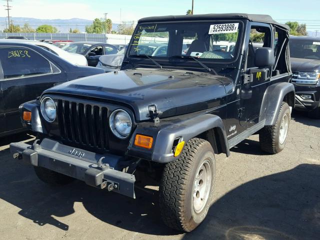 1J4FA39S34P801414 - 2004 JEEP WRANGLER X BLACK photo 2