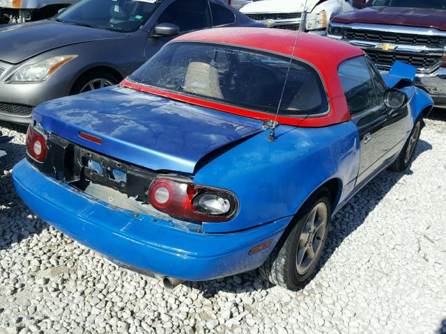 JM1NA3518M0224287 - 1991 MAZDA MX-5 MIATA BLUE photo 4