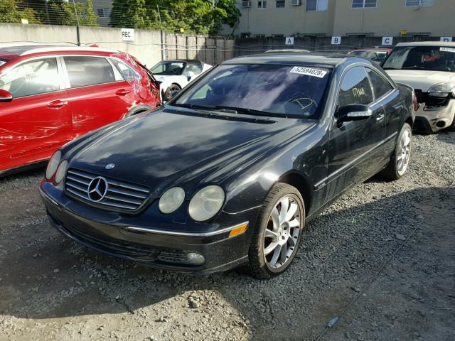 WDBPJ76J95A044972 - 2005 MERCEDES-BENZ CL 600 BLACK photo 2