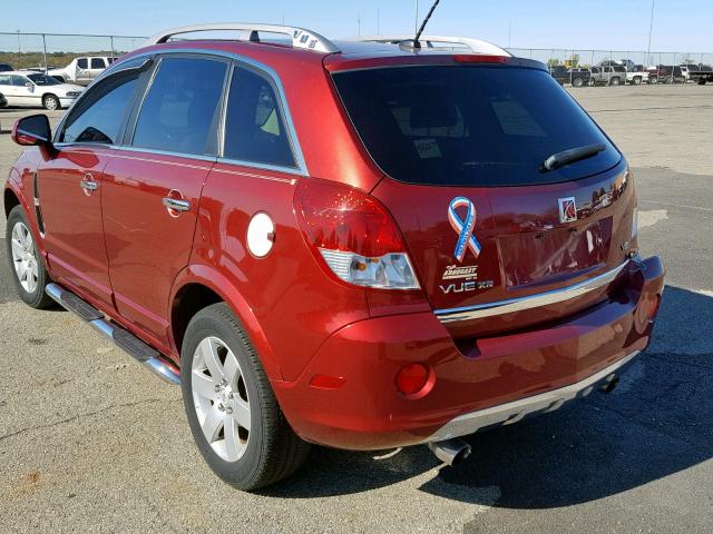 3GSCL53758S655225 - 2008 SATURN VUE XR RED photo 3