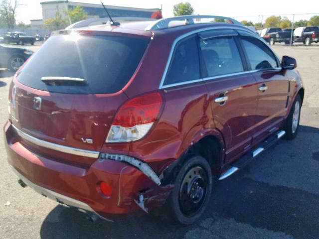 3GSCL53758S655225 - 2008 SATURN VUE XR RED photo 4