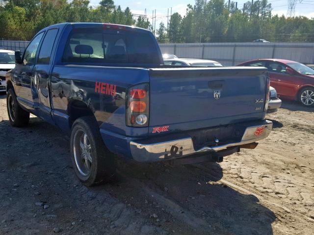 1D7HU18216S647805 - 2006 DODGE RAM 1500 S BLUE photo 3