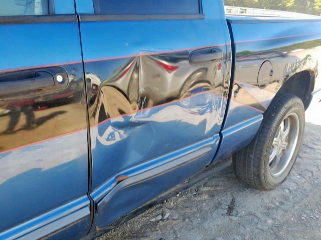 1D7HU18216S647805 - 2006 DODGE RAM 1500 S BLUE photo 9