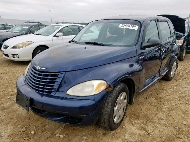 3C4FY58BX5T504670 - 2005 CHRYSLER PT CRUISER BLUE photo 2