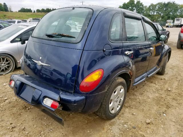 3C4FY58BX5T504670 - 2005 CHRYSLER PT CRUISER BLUE photo 4