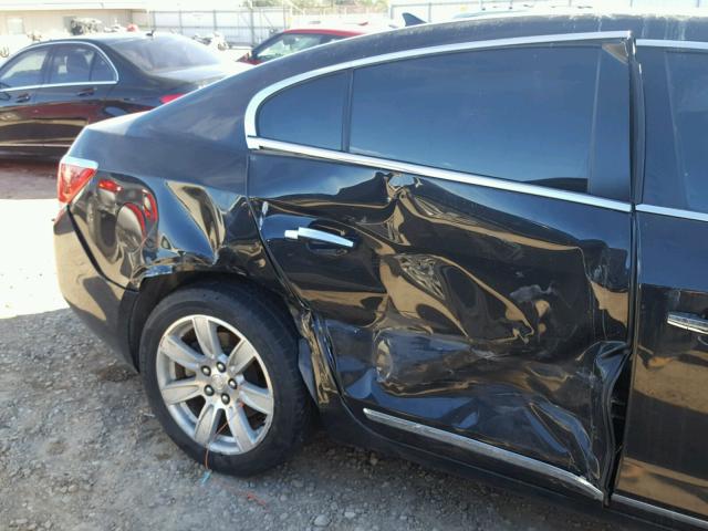 1G4GC5EG0AF123106 - 2010 BUICK LACROSSE C BLACK photo 9