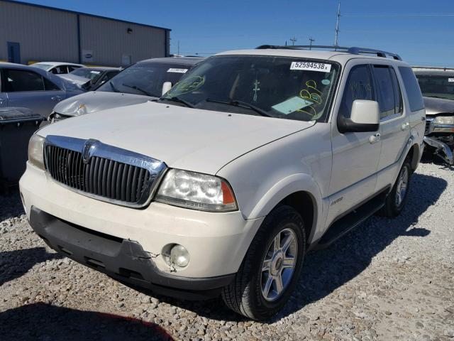 5LMEU68H33ZJ53391 - 2003 LINCOLN AVIATOR WHITE photo 2