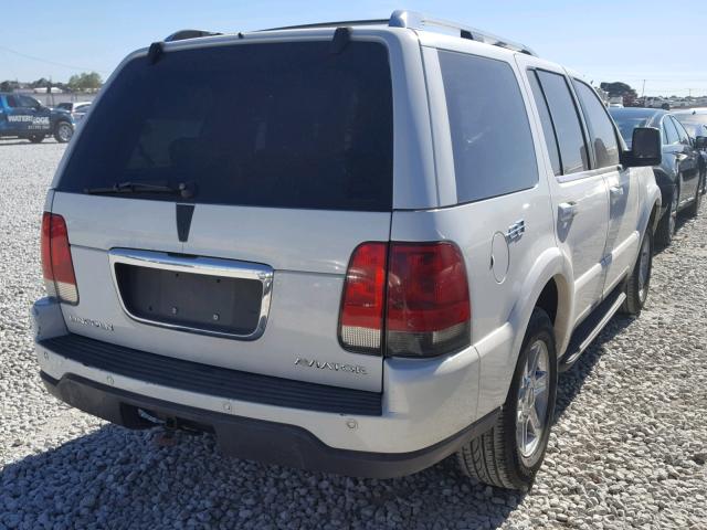 5LMEU68H33ZJ53391 - 2003 LINCOLN AVIATOR WHITE photo 4