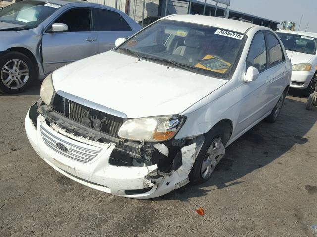 KNAFE122575485505 - 2007 KIA SPECTRA EX WHITE photo 2