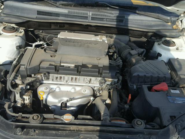 KNAFE122575485505 - 2007 KIA SPECTRA EX WHITE photo 7