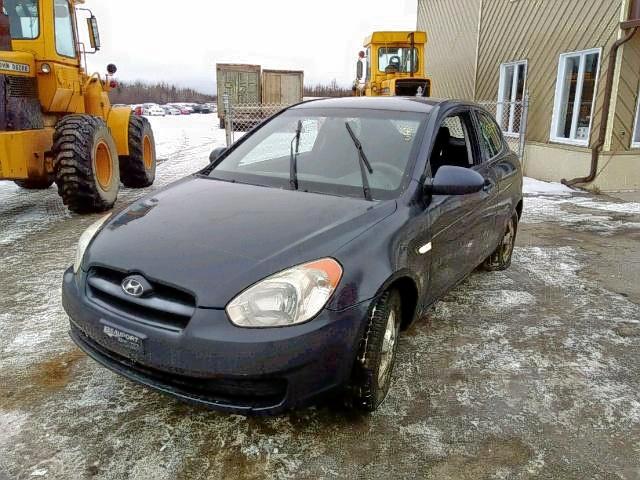 KMHCN35C78U089066 - 2008 HYUNDAI ACCENT BAS CHARCOAL photo 2