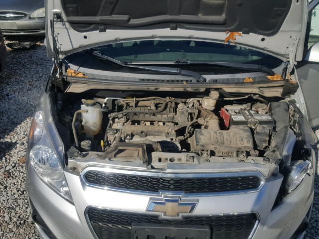 KL8CD6S94DC600727 - 2013 CHEVROLET SPARK 1LT SILVER photo 7