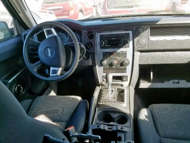 1J4RG4GK1AC157161 - 2010 JEEP COMMANDER შავი ფოტო 9