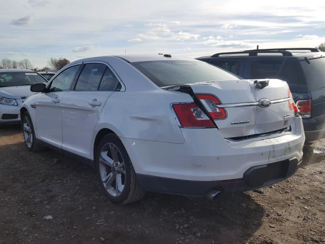 1FAHP2KT0AG115133 - 2010 FORD TAURUS SHO WHITE photo 3