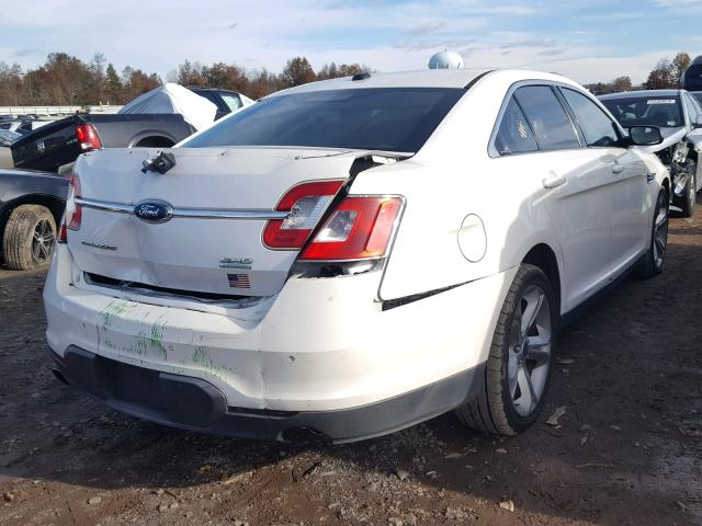 1FAHP2KT0AG115133 - 2010 FORD TAURUS SHO WHITE photo 4