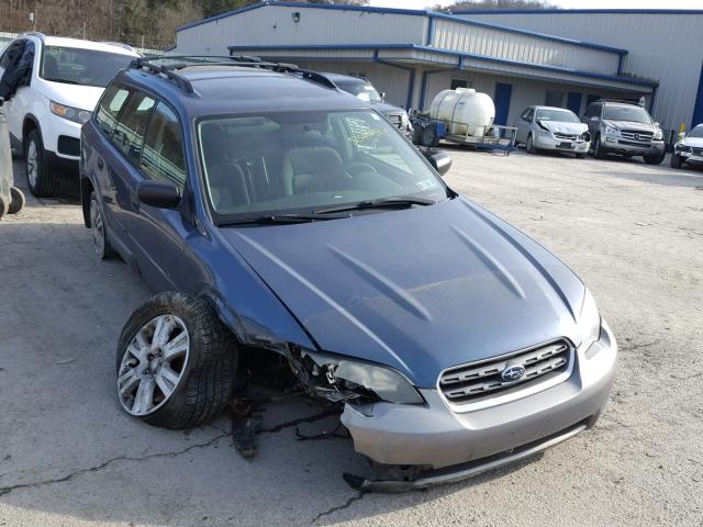 4S4BP61C757351286 - 2005 SUBARU LEGACY OUT BLUE photo 1