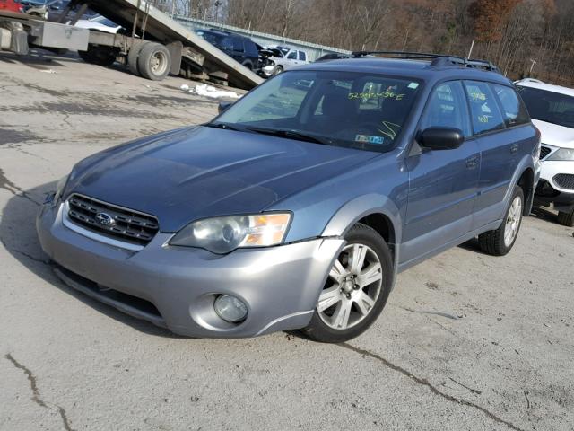 4S4BP61C757351286 - 2005 SUBARU LEGACY OUT BLUE photo 2