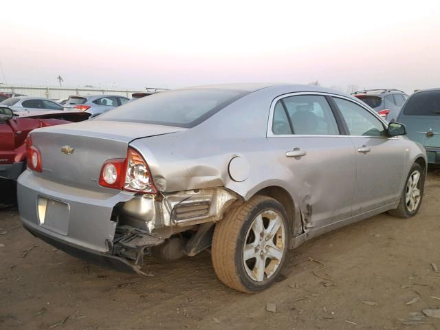 1G1ZG57N48F196267 - 2008 CHEVROLET MALIBU LS 银色 照片 4