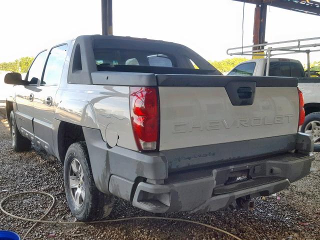 3GNEK13T72G110609 - 2002 CHEVROLET AVALANCHE WHITE photo 3