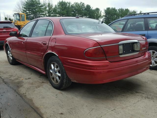 1G4HR54K14U200123 - 2004 BUICK LESABRE LI MAROON photo 3