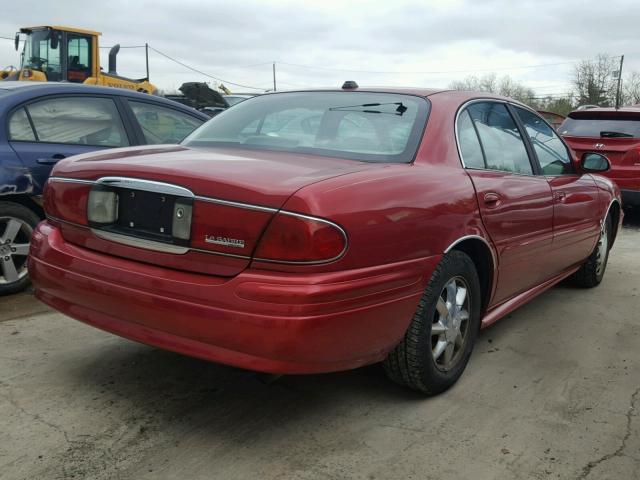 1G4HR54K14U200123 - 2004 BUICK LESABRE LI MAROON photo 4