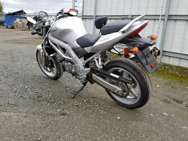 JS1VP53A332100485 - 2003 SUZUKI SV650 SILVER photo 3