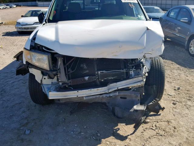 2HJYK16277H518684 - 2007 HONDA RIDGELINE WHITE photo 9