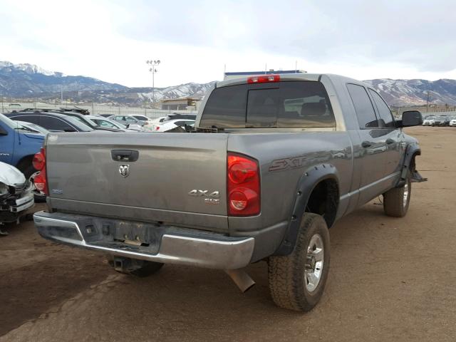 3D7KS29L29G527399 - 2009 DODGE RAM 2500 GRAY photo 4