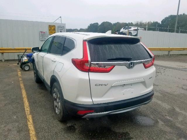 5J6RW2H87JL006349 - 2018 HONDA CR-V EXL WHITE photo 3