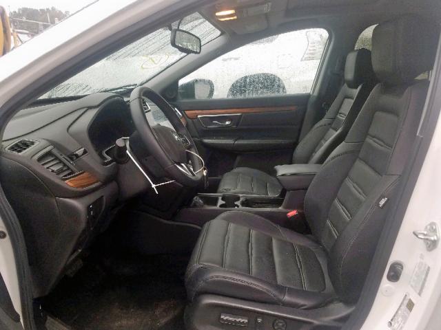 5J6RW2H87JL006349 - 2018 HONDA CR-V EXL WHITE photo 5