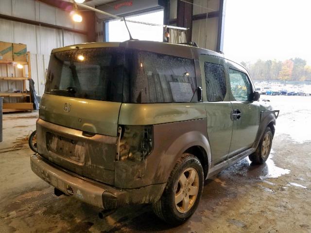 5J6YH28615L023433 - 2005 HONDA ELEMENT EX GREEN photo 4