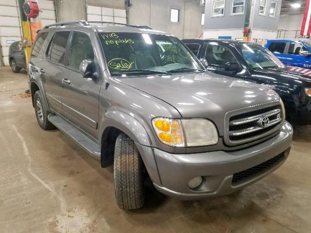 5TDBT48A94S214203 - 2004 TOYOTA SEQUOIA LI GRAY photo 1