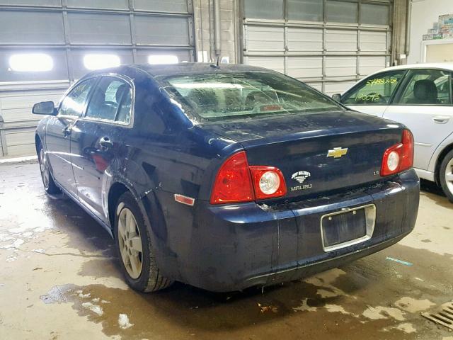1G1ZG57B584199163 - 2008 CHEVROLET MALIBU LS 蓝色 照片 3