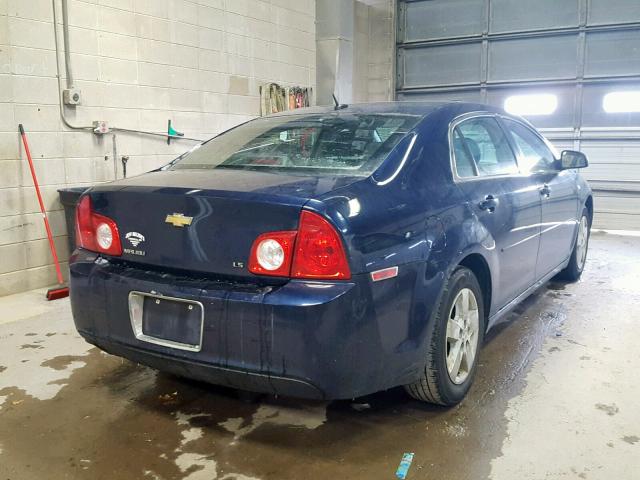 1G1ZG57B584199163 - 2008 CHEVROLET MALIBU LS 蓝色 照片 4