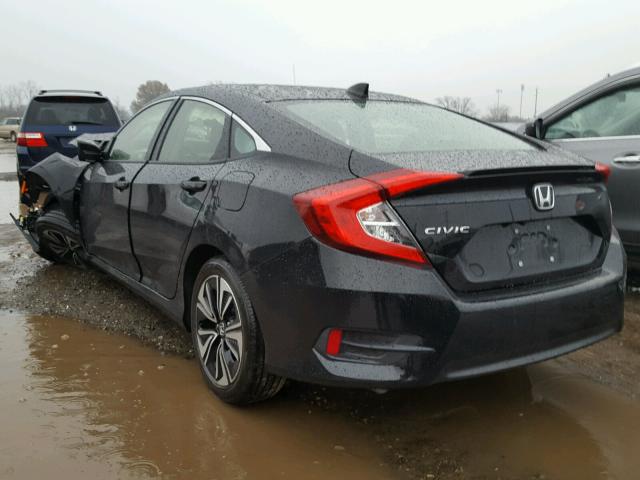 JHMFC1F76JX021339 - 2018 HONDA CIVIC EXL 黑色 照片 3