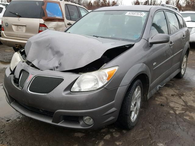 5Y2SL65836Z438257 - 2006 PONTIAC VIBE GRAY photo 2