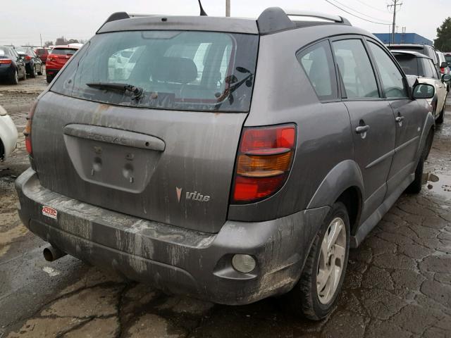 5Y2SL65836Z438257 - 2006 PONTIAC VIBE GRAY photo 4