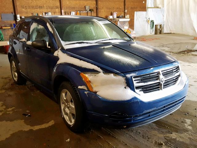 1B3HB48A79D224794 - 2009 DODGE CALIBER SX BLUE photo 1