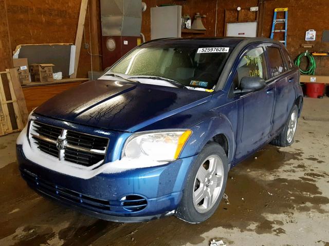 1B3HB48A79D224794 - 2009 DODGE CALIBER SX BLUE photo 2