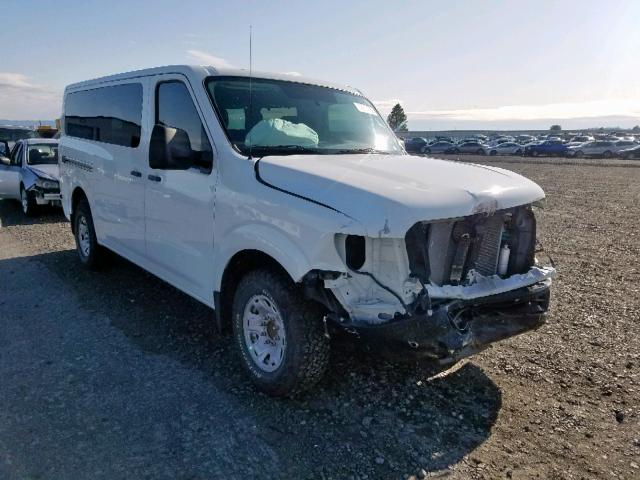 5BZBF0AA2DN201583 - 2013 NISSAN NV 3500 S WHITE photo 1