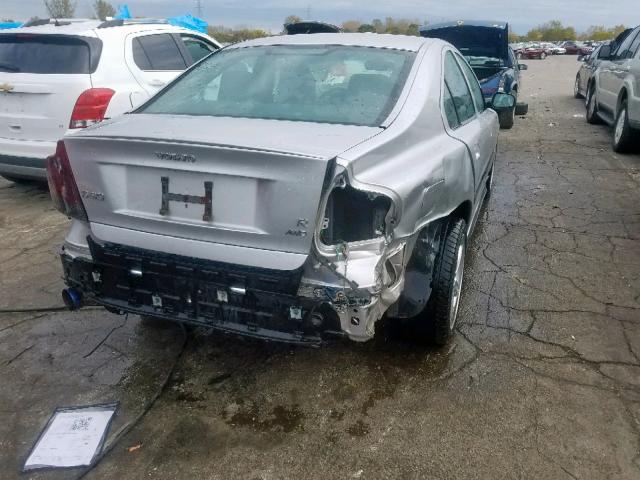 YV1RH58D222150617 - 2002 VOLVO S60 2.5T SILVER photo 4