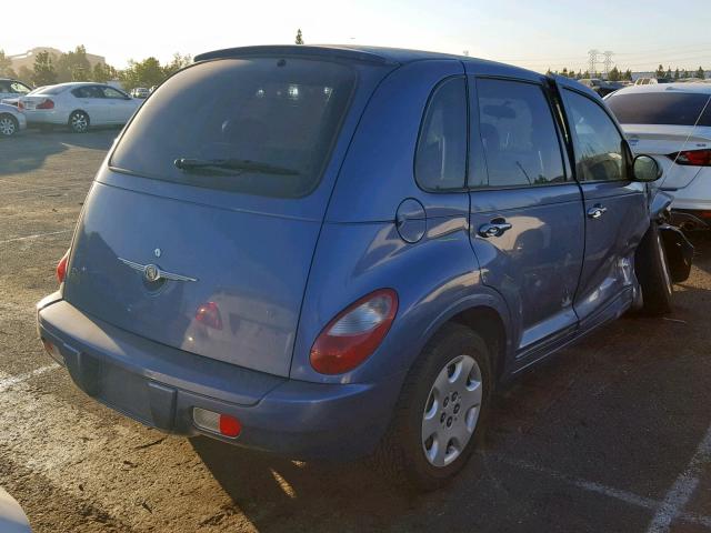 3A4FY58B76T255904 - 2006 CHRYSLER PT CRUISER BLUE photo 4