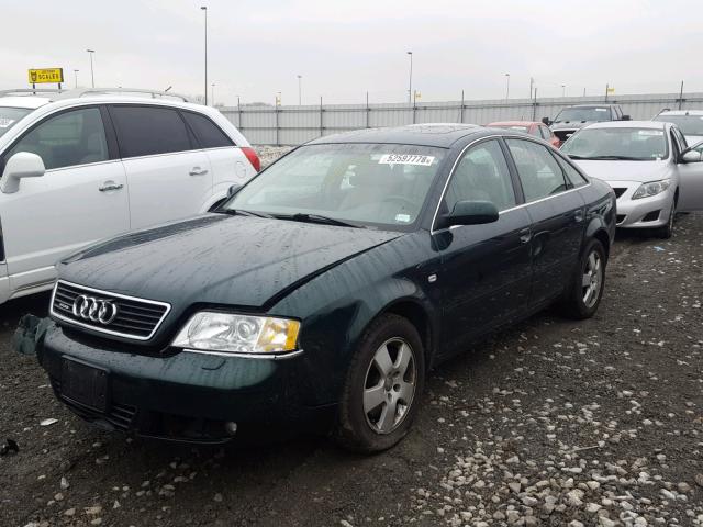 WAUED64B51N002546 - 2001 AUDI A6 2.7T QU GREEN photo 2