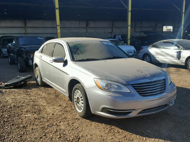 1C3CCBBB6DN510204 - 2013 CHRYSLER 200 TOURIN SILVER photo 1