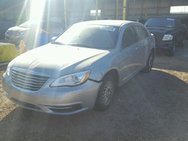 1C3CCBBB6DN510204 - 2013 CHRYSLER 200 TOURIN SILVER photo 2