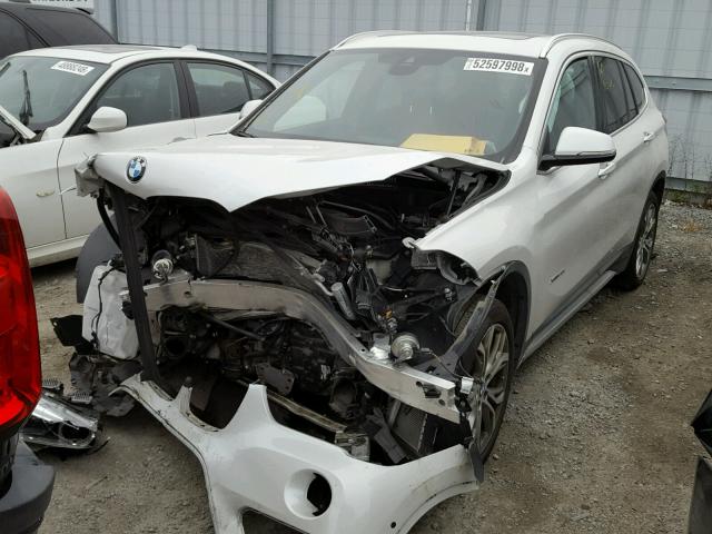 WBXHT3C30H5F74961 - 2017 BMW X1 XDRIVE2 WHITE photo 2