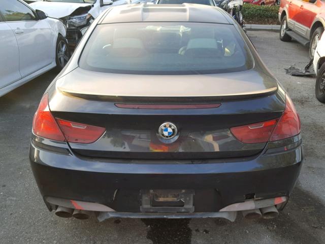 WBSLX9C52ED160510 - 2014 BMW M6 GRAY photo 9