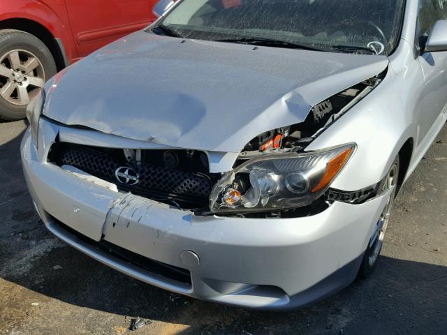 JTKDE167790284889 - 2009 TOYOTA SCION TC ვერცხლისფერი ფოტო 9