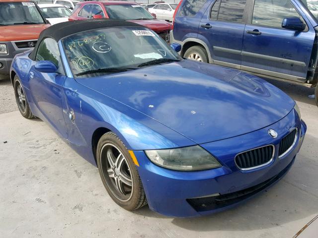 4USBU33566LW68537 - 2006 BMW Z4 3.0 BLUE photo 1