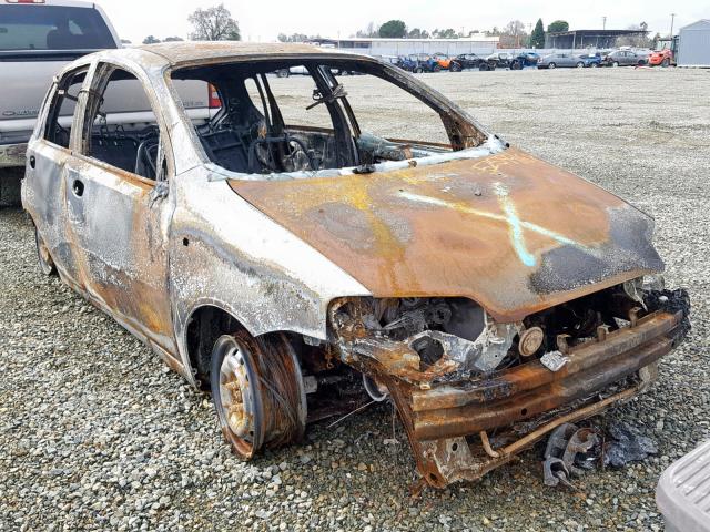 KL1TD66627B736041 - 2007 CHEVROLET AVEO BASE Күйген фото 1